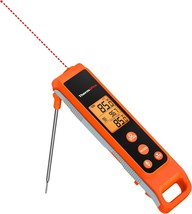 TP420 2 in 1 Instant Read Thermometer for Cooking Infrared Thermometer C... - £54.77 GBP