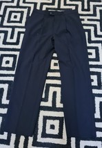 Bhs Men Trousers Navy Blue  34w 31L Express Shipping - $22.71