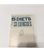 Vintage good housekeeping s top to toe beauty book 5 diets plus 33 exerc... - $19.75