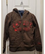 GAP Boy&#39;s Brown Est MCM LXIX Quilted Lined Hoodie Size XL (12) - $40.00