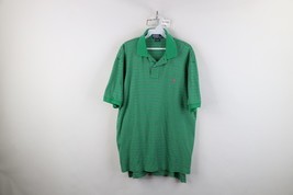 Vtg 90s Ralph Lauren Mens Large Faded Soft Cotton Knit Striped Golf Polo... - $44.50