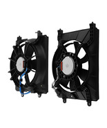 Pair A/C AC Condenser Radiator Cooling Fan For Honda Civic 12-15 Acura 1... - £60.24 GBP