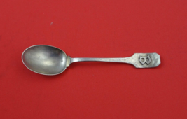 Norman Hammered by Shreve Sterling Demitasse Spoon w/ applied mono &quot;B&quot; 4... - $48.51