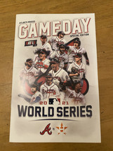 Atlanta Braves 2021 Gameday Program - World Series Special Edition - Vs Astros - £14.24 GBP