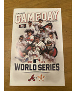 Atlanta Braves 2021 Gameday Program - World Series Special Edition - Vs ... - $336.72 MXN