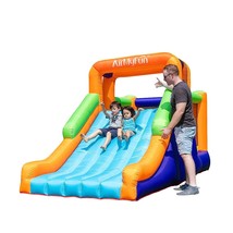 Bounce House With Slide Inflatable Durable Sewn Jumper Castle Bouncy House For K - £333.87 GBP