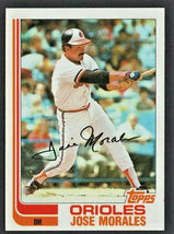 Baltimore Orioles Jose Morales 1982 Topps Baseball Card # 648 nr mt  ! - £0.39 GBP