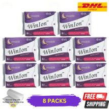 8 X Winalite Winion Overnight Sanitary Napkins Incontinence Cotton Pads - $139.21