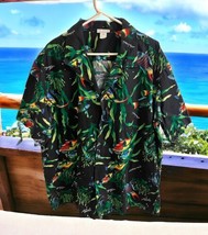 Made in Hawaii Size XXL Ocean Fish Print USA Hawaiian Button T-Shirt Colorful - £19.73 GBP