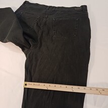 Gloria Vanderbilt Jeans Women's 14 Long Black Jeans 34x26 1/2 Measured image 10