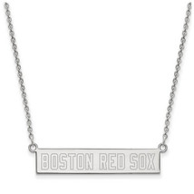 SS  Boston Red Sox Small Bar Necklace - £76.41 GBP