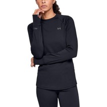 Under Armour Women&#39;s Base Crew 3.0 Crew-Neck Black 1343320 - $55.74+