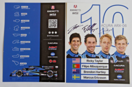 2024 Acura ARX-06 Andretti WTR Autographed Hero Card IMSA 12 Hours of Se... - $7.91