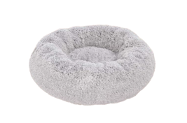 Active Pets Large 36&quot; Plush Calming Dog Bed, Donut Dog Bed Light Gray NEW in Box - £28.67 GBP