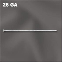 1&quot; Sterling Silver 26 gauge (Lite) Headpins (100) Great for Fresh Water Pearls! - £13.45 GBP