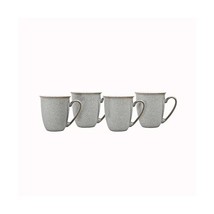 Denby Elements 4 Piece Coffee/Beaker Mug Set, Grey  - $2,286.43 MXN