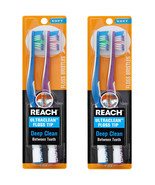 Pack of (2) New Reach Toothbrush, Ultra Clean Floss Tip, Soft, (Total 4 ... - $13.89 CAD