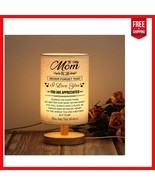 Heartfelt Mother&#39;s Day Table Lamp with Engraved Message - Perfect Gift f... - $44.06 CAD