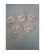 Set of 5 EAPG Hobnail Dewdrop Glass Salt Cellars #498 - $505.68 MXN