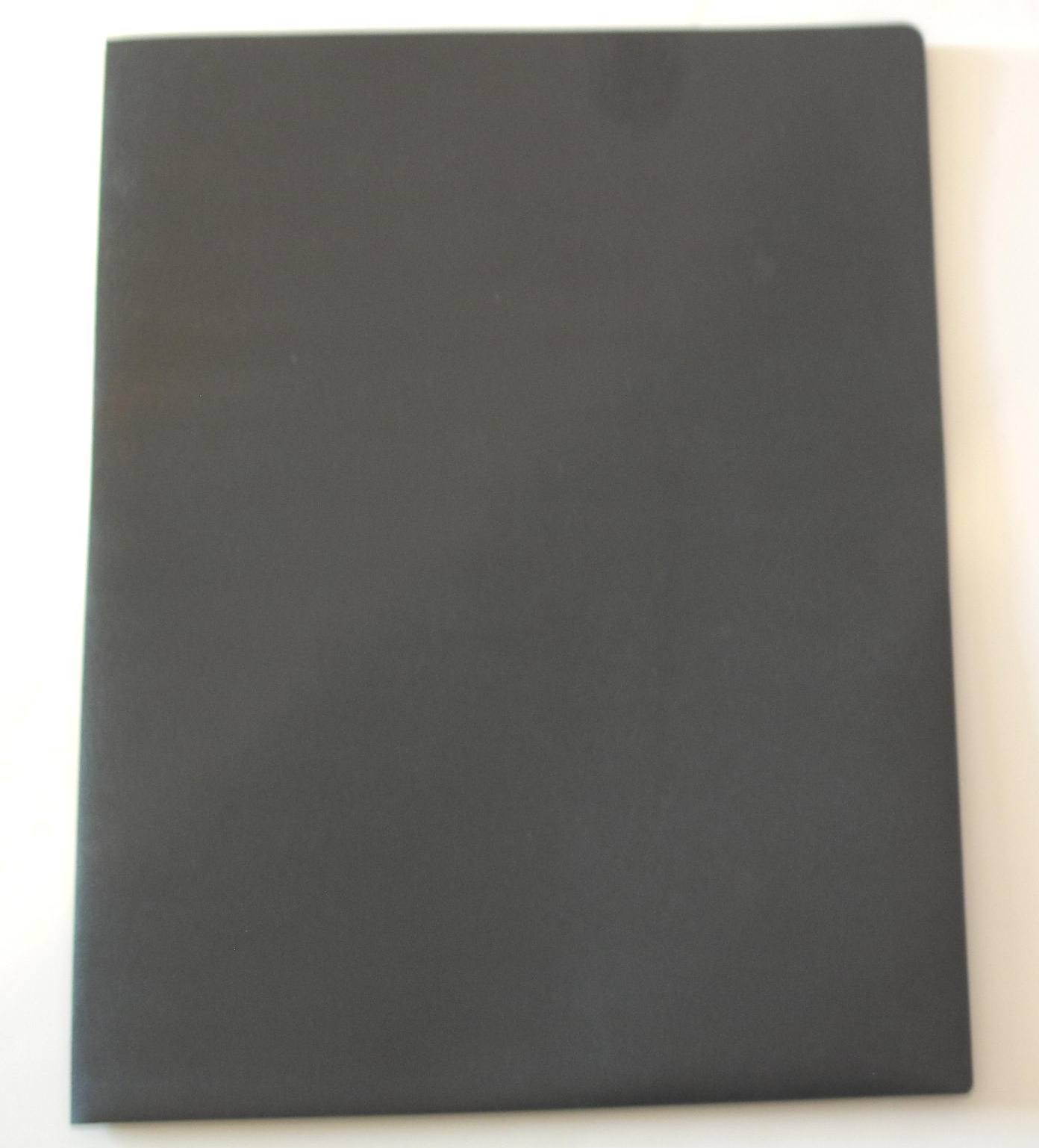 Two Pocket Folder Black PR-15L - $1.67