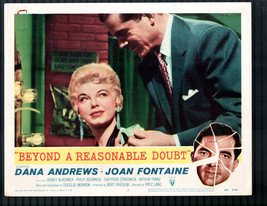 Beyond a Reasonable Doubt 11&quot;x14&quot; Lobby Card #7 Dana Andrews Film-Noir Crime - £37.23 GBP