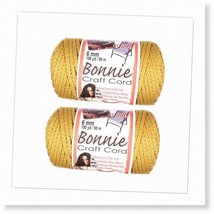 Golden Macramé Magic - 2 Pack 6mm Bonnie Cord: Versatile &amp; Socially Acceptable f - $108.89