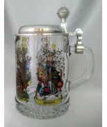 ALWE Four Seasons Clear Glass German Beer Stein Mug w/ Lid, 16 oz. - $24.40