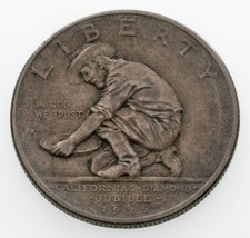 1925-S California Commemorative 50C Half Dollar in XF Condition, Light Gray - £138.48 GBP