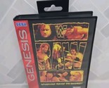WWF Raw (Sega Genesis, 1994) Complete With Manual Original Box - Fully T... - $29.65