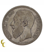 1867 Belgium Belgian 2 Francs Silver Coin Very Fine Condition KM #30.1 - €88,41 EUR 1867 Belgium Belgian 2 Francs Silver Coin Very Fine Condition KM #30.1 - €88,41 EUR