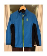 Spyder Jacket Boys sz XL 18 Blue full zip - $18.00