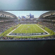 Seattle Seahawks 1000 piece Panoramic Jigsaw Puzzle 39&quot; x 13&quot; NFL Complete - $19.35