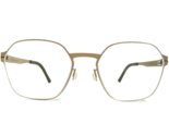 Ovvo Optics Gafas Monturas 3894 c119z Mate Oro Hexágono Completo Borde 5... - $279.31