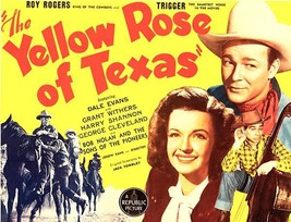 The Yellow Rose Of Texas - 1944 - Movie Poster Magnet - £9.58 GBP