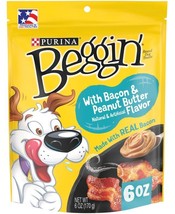 Purina Beggin&#39; Strips Bacon and Peanut Butter Flavor 6 oz - £28.57 GBP