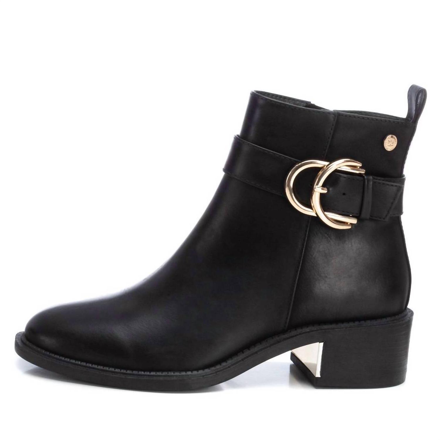 Xti Women&#39;s Faux Leather Booties Black - $85.00