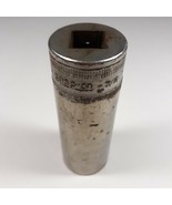 Snap-On Tools S280 7/8&quot; SAE Deep Length Chrome Socket 1/2&quot; Drive 12 Poin... - $13.26 CAD