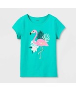 Girls&#39; Large 10/12 Adaptive Flamingo Short Sleeve T-Shirt - Cat &amp; Jack D... - $10.92 CAD