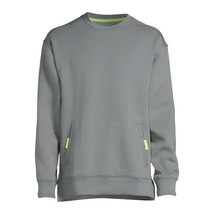 Athletic Works Men&#39;s Double Knit Sweatshirt Size M (38-40) Color Grey - £14.97 GBP