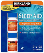 Kirkland Signature Sleep Aid, 192 Tablets        Exp July 2027          ... - $201.87 MXN