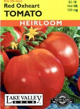GIB Tomato Red Oxheart Vegetable Seeds Lake Valley  - £7.19 GBP