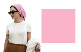 LIGHT PINK SOLID 22&quot; BANDANA Head Neck Wrap Scarf Face Mask Handkerchief... - $7.49
