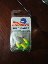 Gag&#39;s Grabbers Green Chartreuse Shad Darts 1/8-1ea pk of3-Brand New-SHIP... - £15.52 GBP