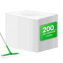 (200 Count) Disposable Dry Sweeping Compatible With Swiffer Sweeper, Sweeper Dry - $52.99