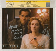 Billy Zane SIGNED w/ Quote CGC SS Titanic Movie Photo Cal w/ Rose / Kate... - $296.99