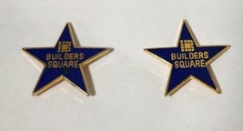 Set of 2 Builders Square Employee Service Award Lapel Pin Tie Tack Badge... - $7.59