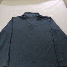 Van Heusen Flex Men Blue Cotton Blend 1/4 Zip Long Sleeve Pullover Sweatshirt XL image 12