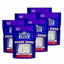 CHEWY LOUIE Small Bone Filled with Peanut Butter 6pk - Natural Beef Bone... - $49.99