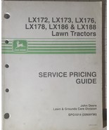 John Deere SPG 1014  LX Series Garden Tractors Service Pricing Guide - £18.34 GBP