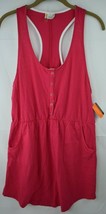 ORageous Womens Henley Racer Tank Coverup Size XL Pink New W/ Tags - £7.40 GBP